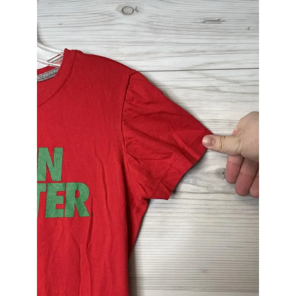Boston Red Sox Shirt‎ Womens M Red MLB Baseball Green Monster Nike Cotton Tee